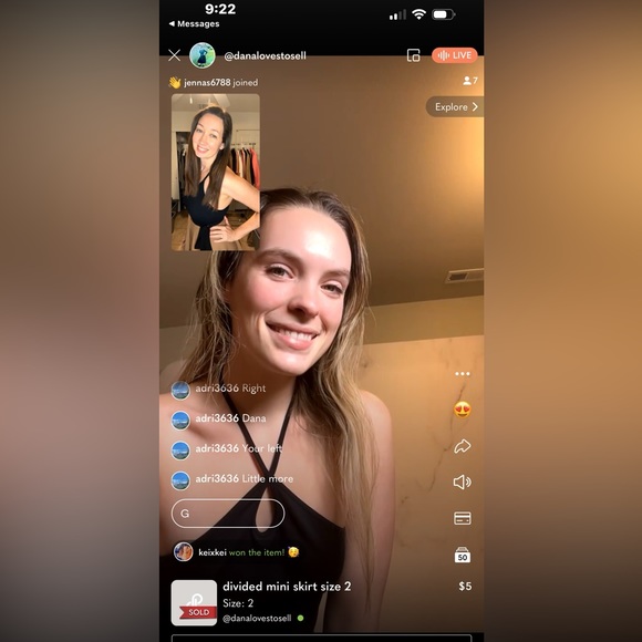 @kenzogracie LIVE SHOW NOTIFICATIONS 📣 women & men’s clothing, beauty, acc - Picture 4 of 6